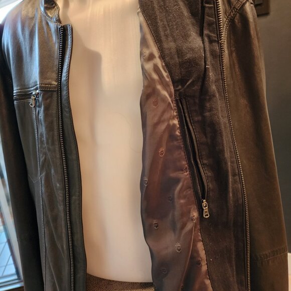 John Varvatos Black Calf Leather - Picture 2 of 7